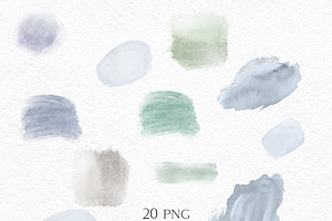 Neutral Tones Watercolor Textures