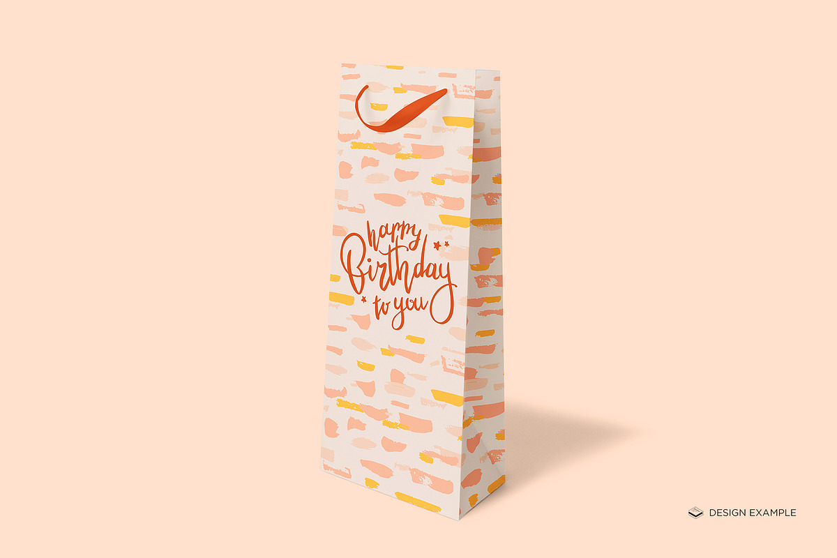 Wine Size Gift Bag Mock-up, a Print Template by Branda Keeps (Photo 10 of 17)