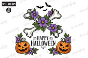 Skeleton Halloween Sublimation Bundl, an Illustration by CreationArt (Thumbnail 6 of 10)