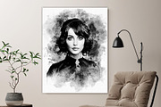 Portrait Painting Watercolor Photo, an Action Add-On by Photoshop Action (Thumbnail 12 of 22)
