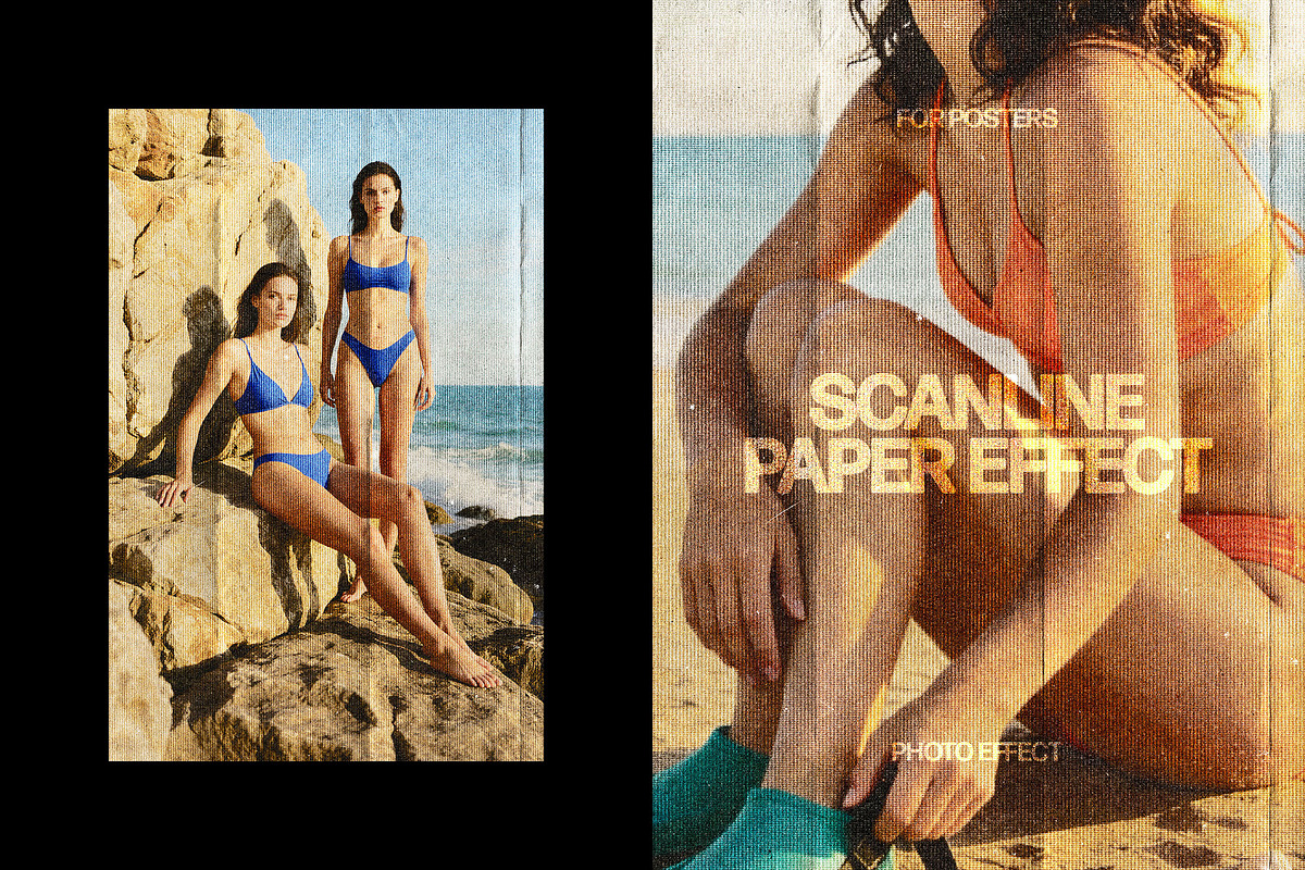 Scanline Paper Photo Effect, a Layer Style Add-On by Design Squad (Photo 1 of 4)