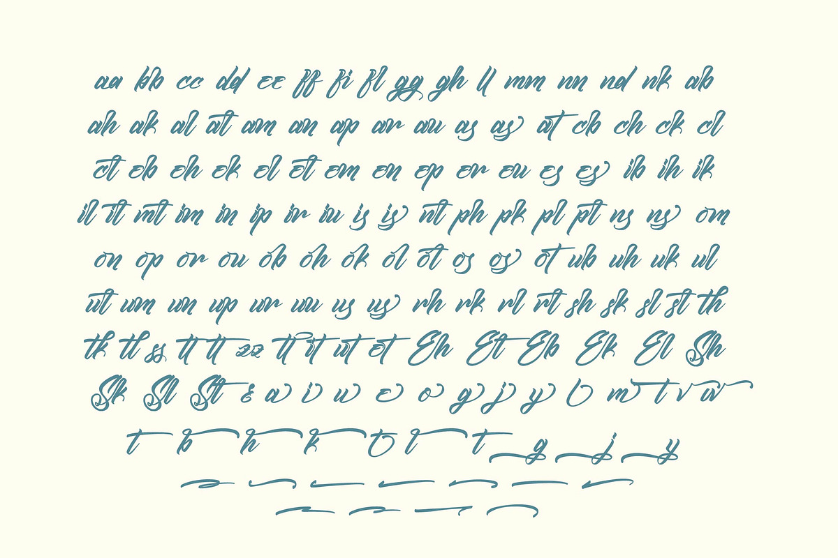 Kamperly Vacation Bold Calligraphy, a Script Font by stylishtype.co (Photo 13 of 15)
