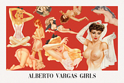 Varga Girls-Vinatge Illustrations, an Illustration by Lilithcollageart (Thumbnail 1 of 8)