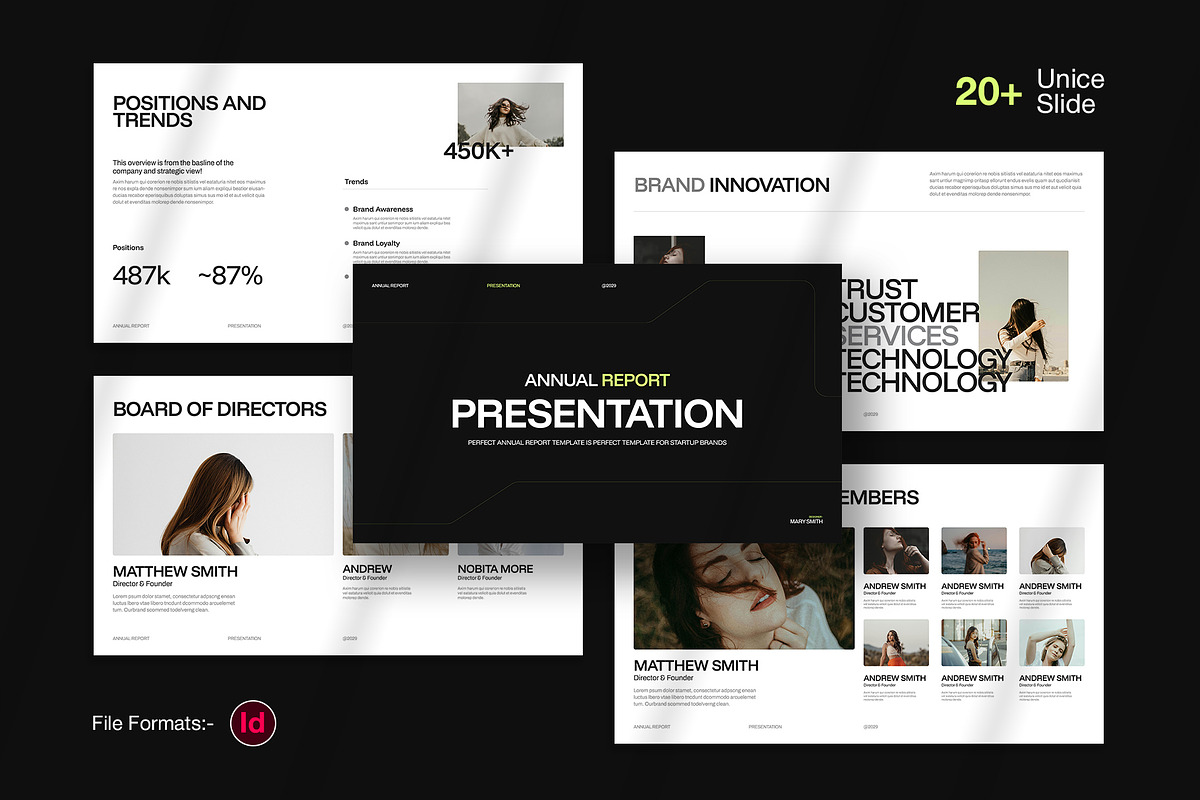 Annual Report Presentation Template, a Presentation Template by Oriofix (Photo 1 of 10)