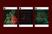 Dark Glamour Social Media Bundle, a Social Media Template by The Flossy Finch (Thumbnail 13 of 13)