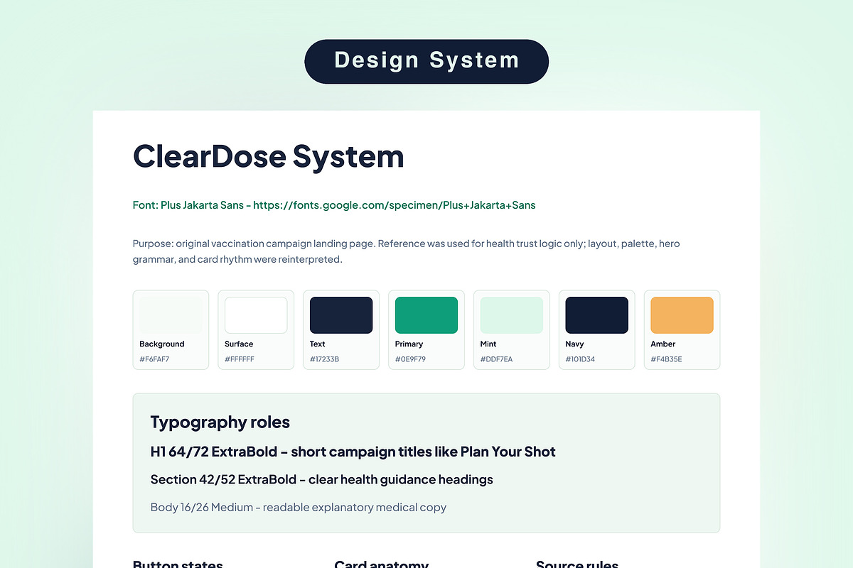 Vaccine Booking Landing Page, an UI Kit Template by Pitchlook.Studio (Photo 2 of 3)