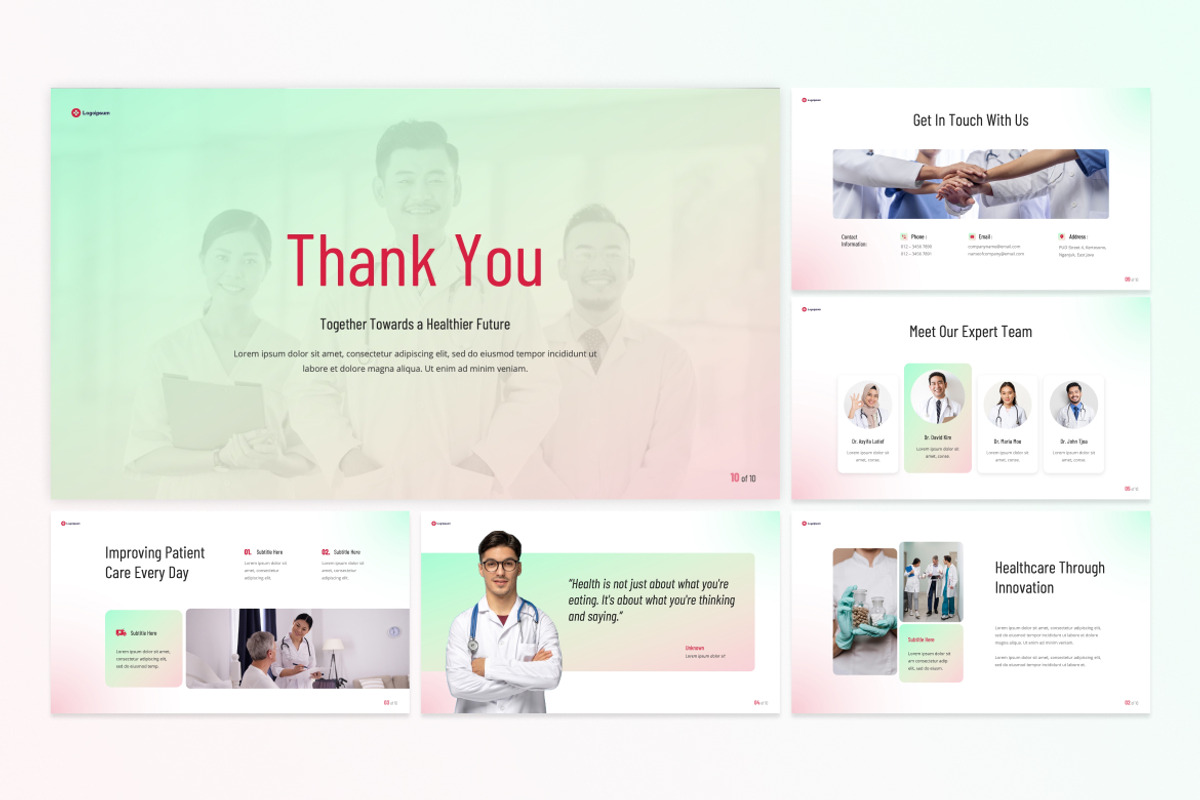 Healthcare Presentation Slides, a Presentation Template by Antstheme (Photo 2 of 2)