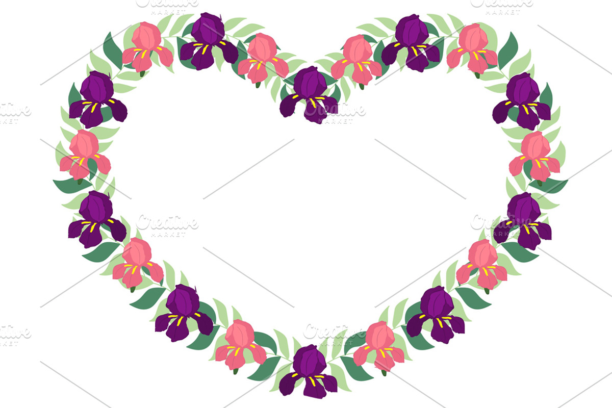 Bouquet of irises, tulips freesias, an Illustration by Orangepencil (Photo 3 of 9)