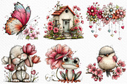 Whmisy Hello Spring Clipart Png, an Illustration by Craft Nest (Thumbnail 6 of 11)
