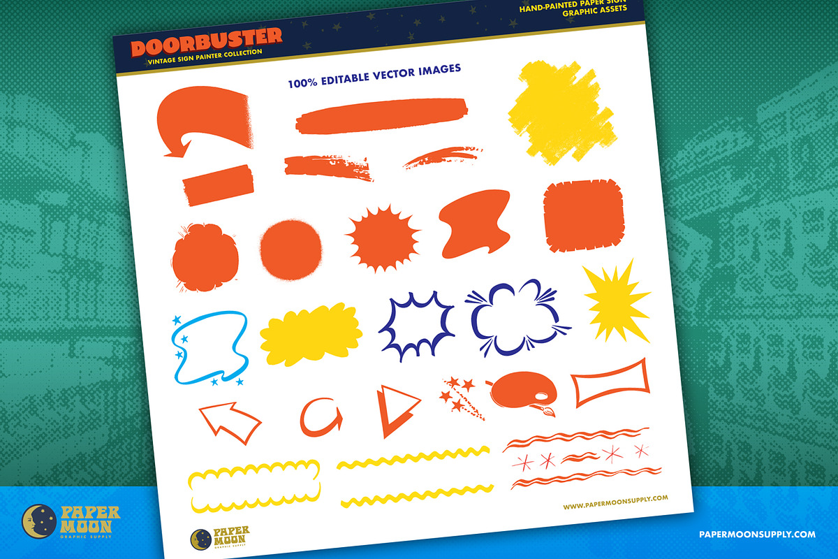 Doorbuster Plug Sign Painter Font, a Font by Paper Moon Graphic Supply (Photo 9 of 10)
