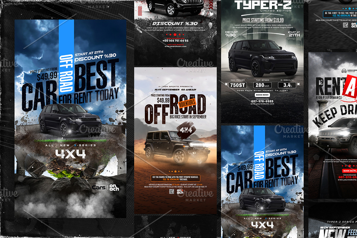 10 Car Social Media Stories, a Social Media Template by OnurDemircan (Photo 5 of 5)