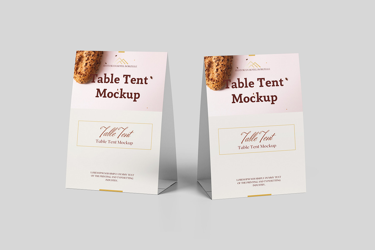 Table Tent Mockup, a Merchandise Mockup by Akaimockup (Photo 4 of 6)