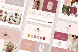 Canva Logo & Brand Board Templates