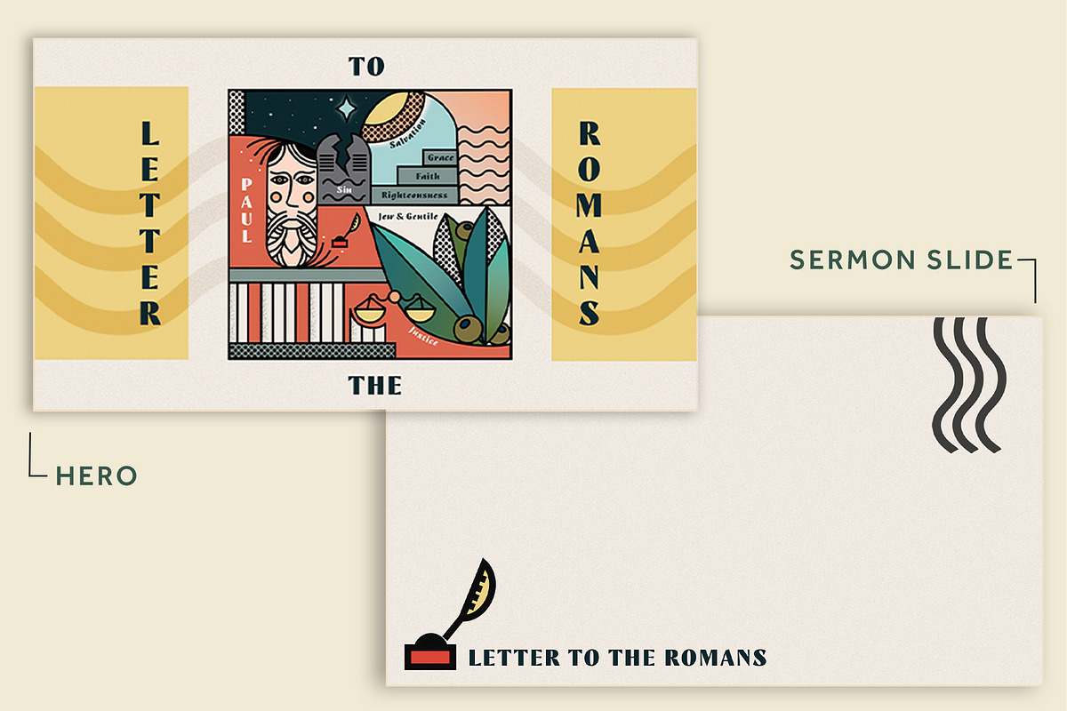 Romans Sermon Series Branding, a Presentation Template by The Trough Co. (Photo 5 of 6)