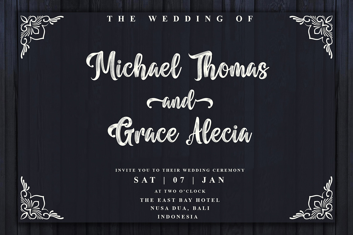 Vintage Handwritten Brush Font preview 7