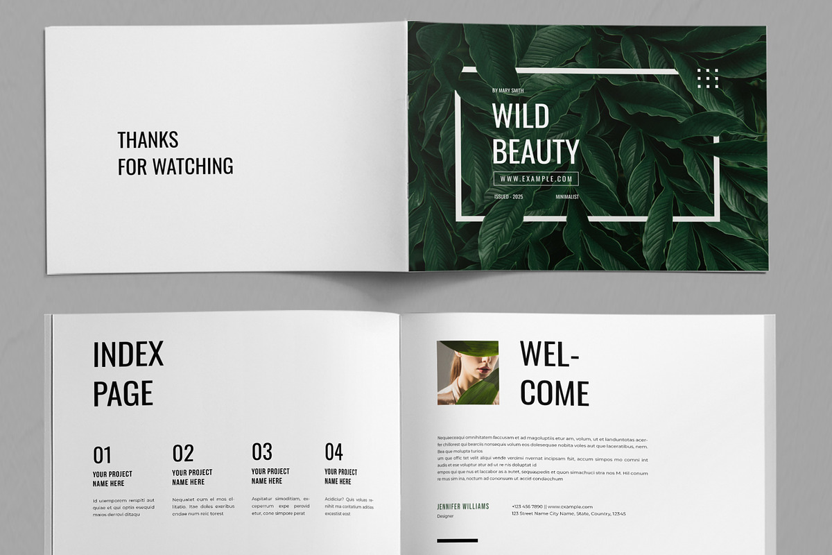 Botanic Magazine Layout, a Magazine Template by ContestDesign (Photo 2 of 5)