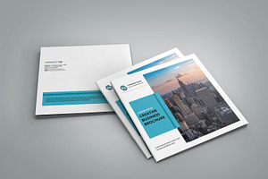 Business Square Bifold Brochure