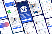 Home Service App Ui Kit, an UI Kit Template by Creative Perspective (Thumbnail 3 of 7)