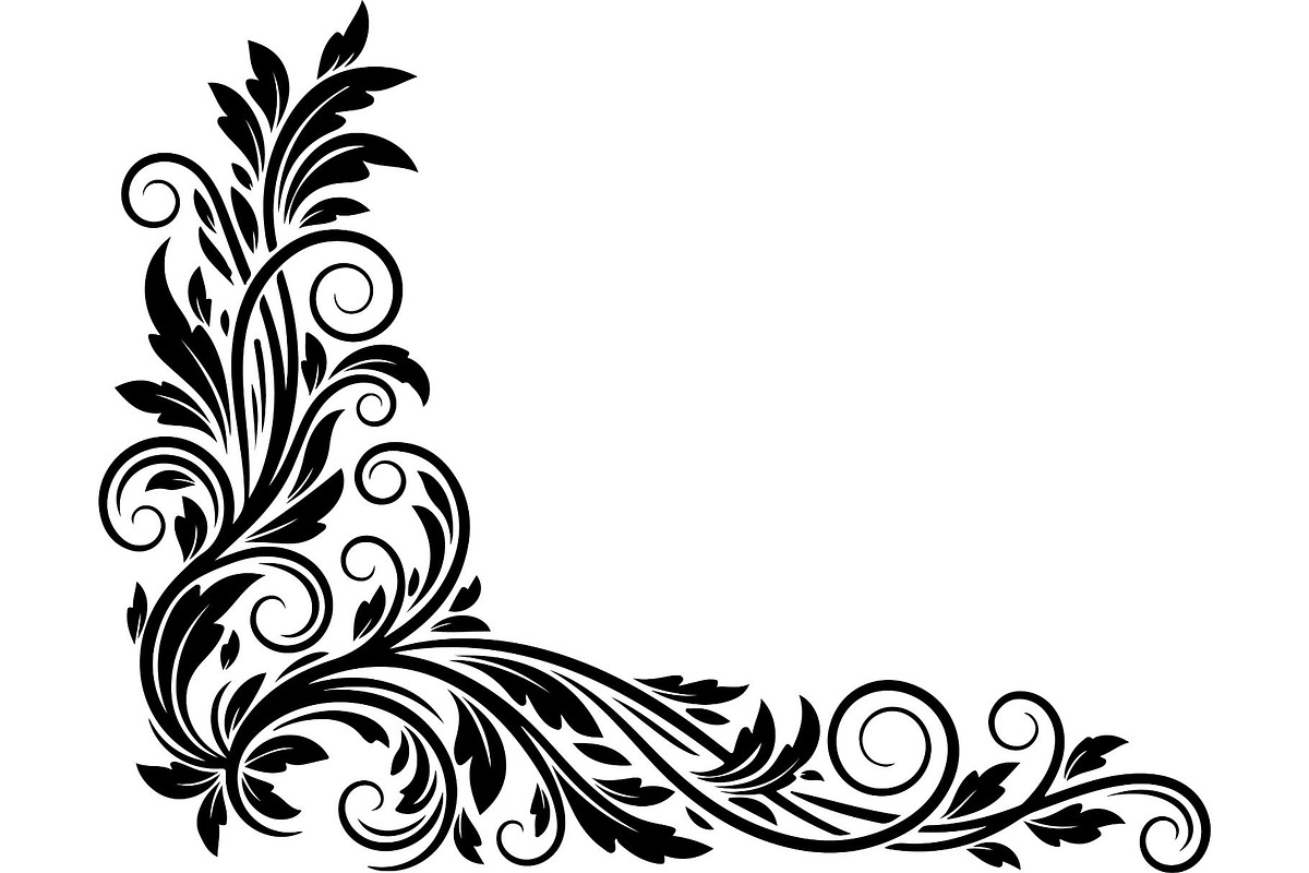Vintage Floral Corner, an Object Graphic by Designer_Momina (Photo 20 of 29)