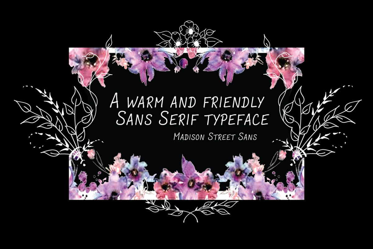 Madison Street Sans, a Sans Serif Font by STUDIOWAYS (Photo 1 of 5)