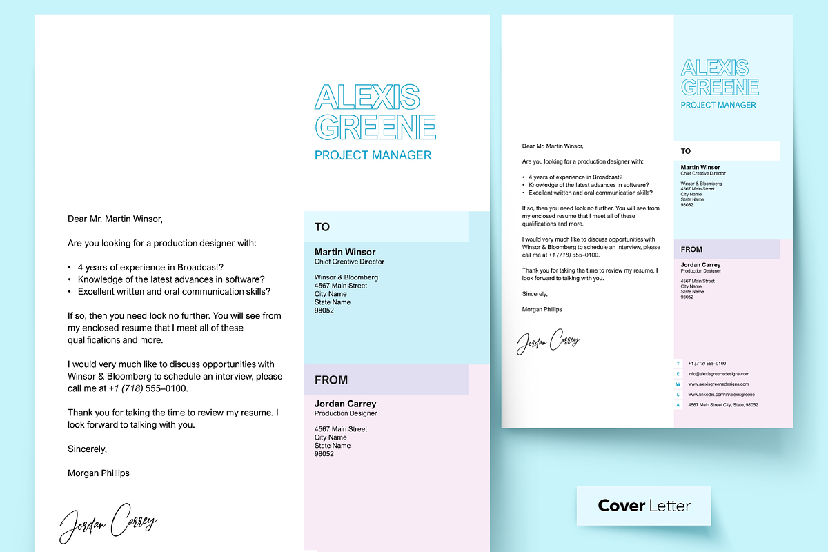 Happy Bright Resume Set, a Resume Template by Knockout Prezo (Photo 3 of 10)