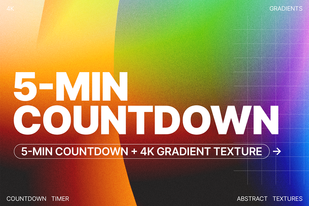 Liquid Gradient I (5-min Timer), a Background Graphic by JD Designs (Photo 1 of 3)