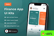 FinPro - Finance Apps UI Kit, an App Template by CreativeUI (Thumbnail 1 of 8)