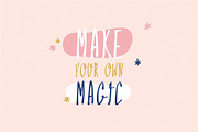 DREAMY NIGHT Creative Font, a Sans Serif Font by CuteDreamyDesign (Thumbnail 7 of 11)