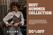Burgeon Decorative Western font, a Serif Font by RantautypeStudio (Thumbnail 6 of 15)