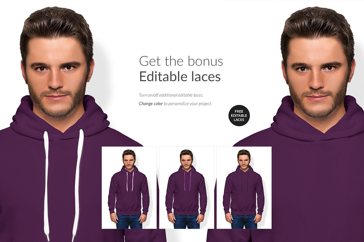 Men Hoodie Mock-ups Set FREE DEMO, a Books & Magazine Mockup by Apparel_Mockups (Photo 16 of 25)