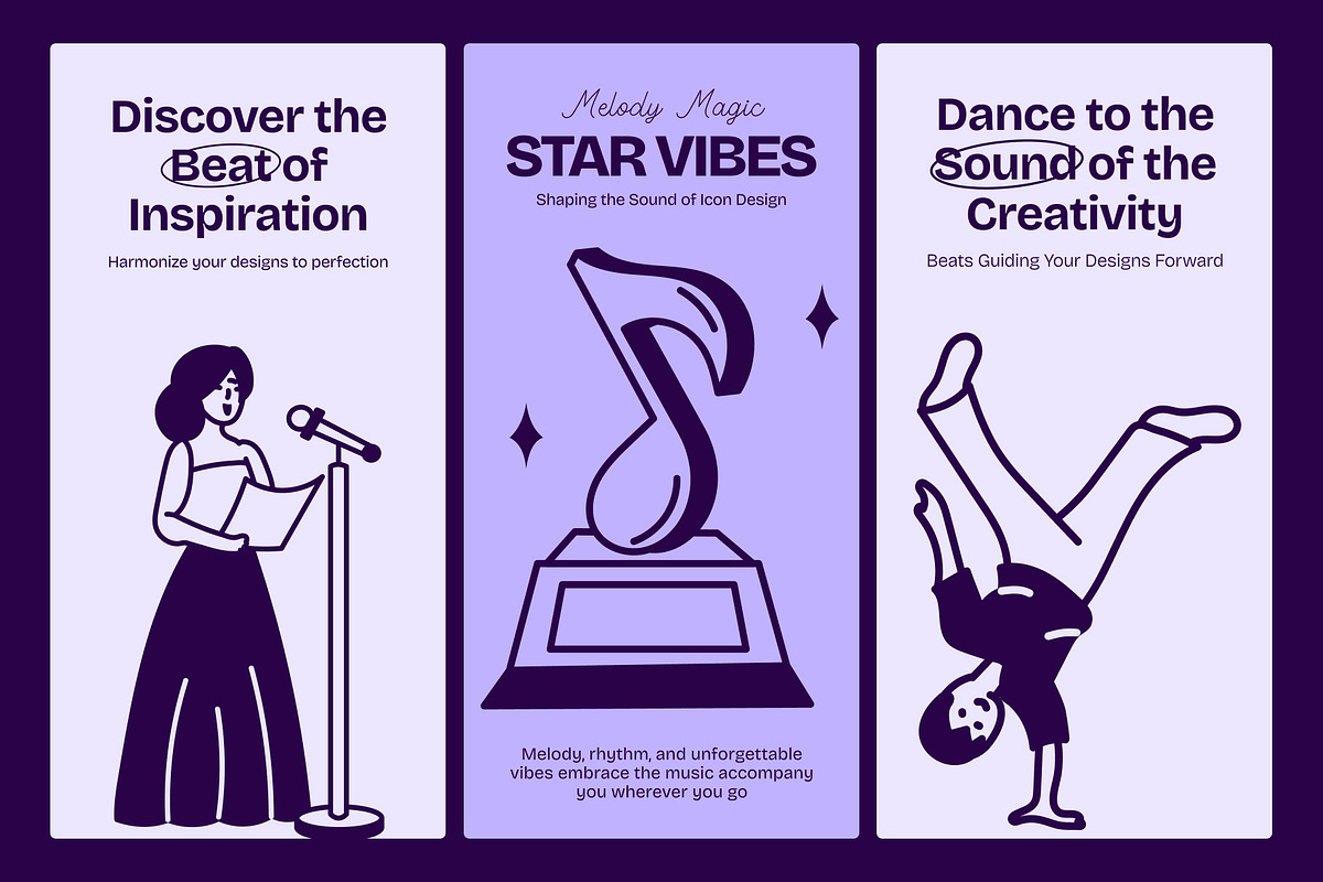 Music Doodles, an Outline Icon by Vectors Market (Photo 4 of 9)