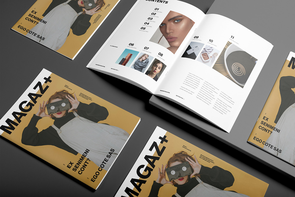 Inspiring Magazine Template preview 5