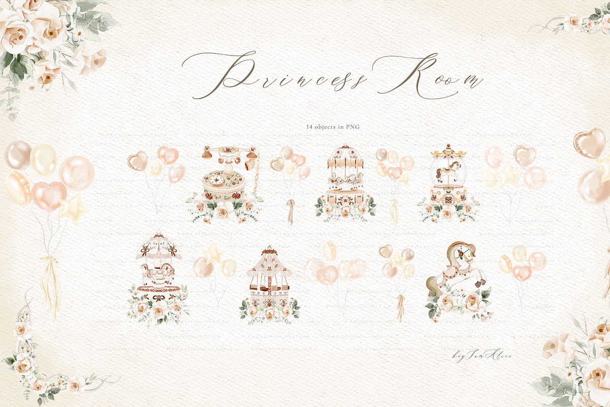 Princess Room Neutral, an Illustration by heyiamalice (Photo 3 of 10)