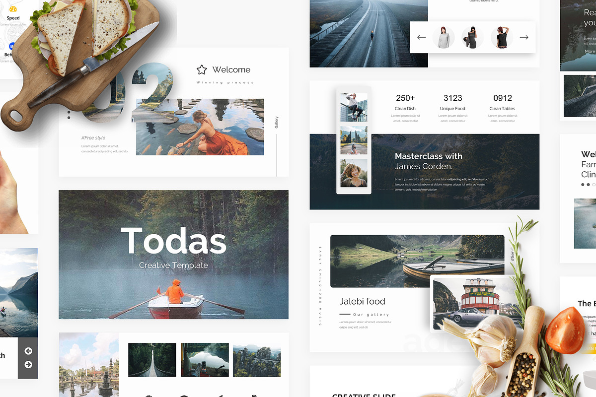 Todas Creative Keynote Template, a Presentation Template by One Percent Studio (Photo 1 of 19)