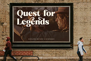 Beatnik Garden Decorative Serif, a Serif Font by Letterena Studios (Thumbnail 10 of 15)