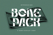Bone Pack - Display Sans Serif Font, a Sans Serif Font by Favo Write (Thumbnail 1 of 12)