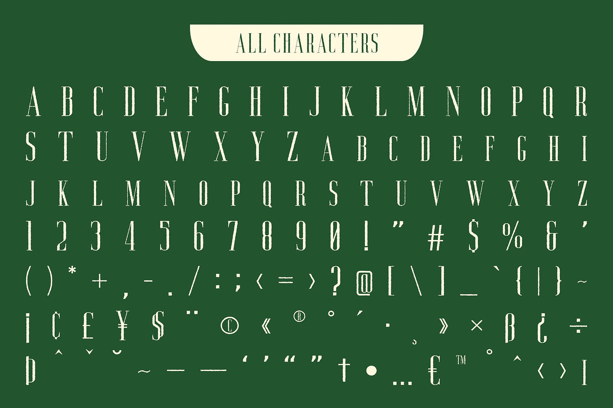 Aguero Serif Rough, a Serif Font by Craft Supply Co. (Photo 5 of 8)