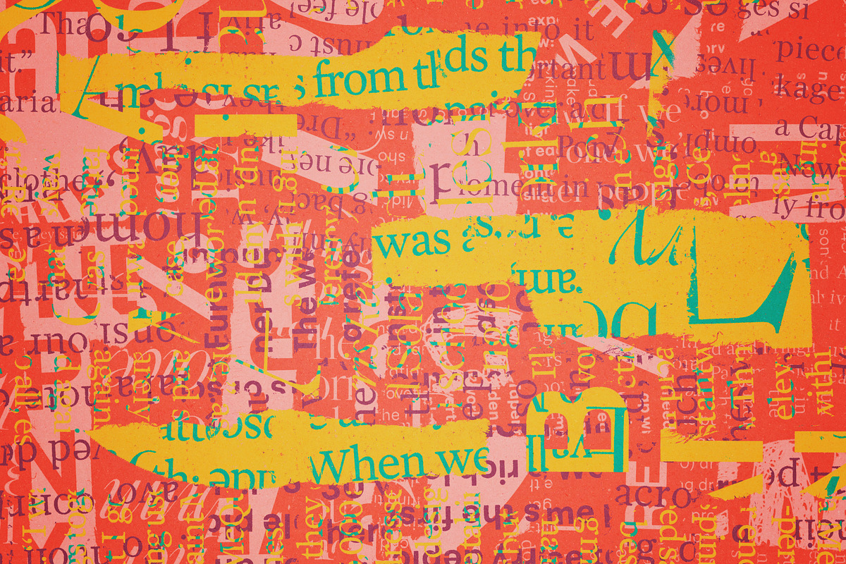 Text Collage Photoshop Brushes, a Brush Add-On by Heather Green Designs (Photo 9 of 12)