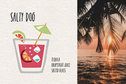 Cocktails Cute Drinks Collection, a Decorative Illustration by Naty Art (Thumbnail 4 of 12)