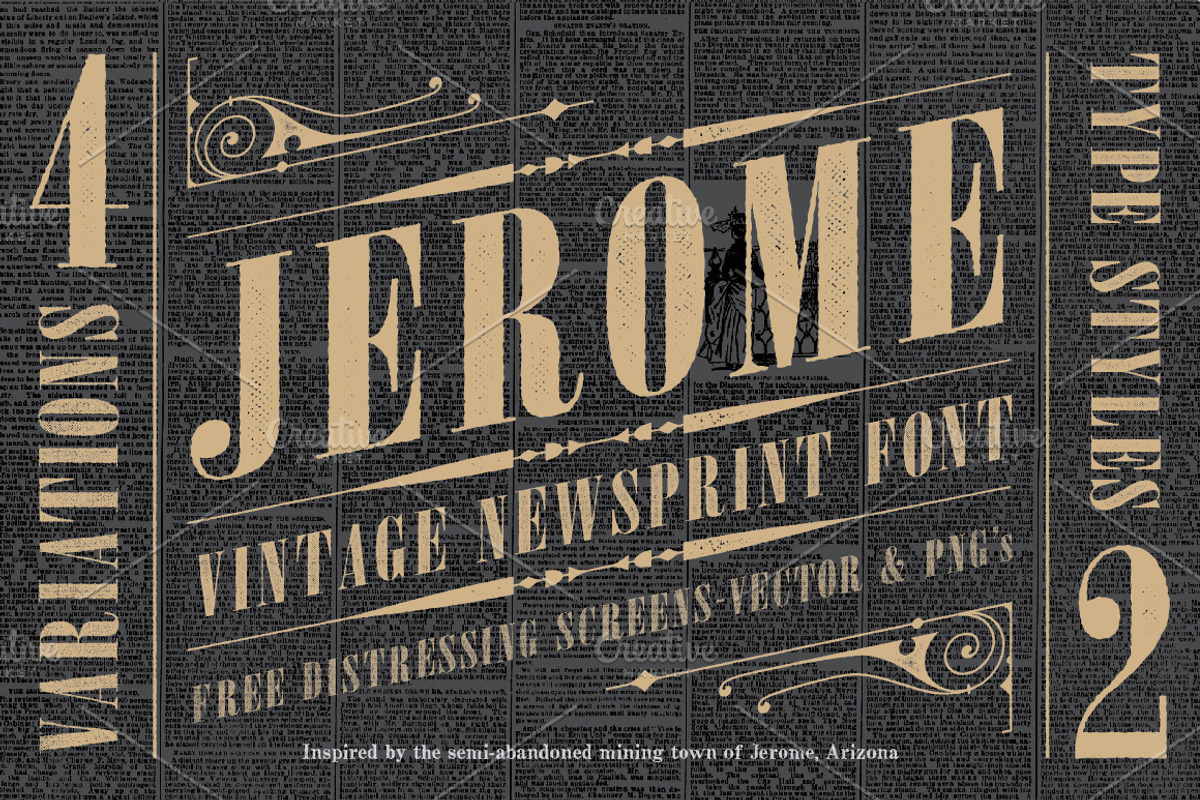 Jerome Vintage Typeface