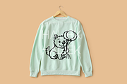 45 Westie Dog Procreate Stamps, a Brush Add-On by HalieKStudio (Thumbnail 7 of 9)