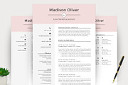 Professional Resume/CV Template Word, a Resume Template by TemplateCrafts (Thumbnail 1 of 3)