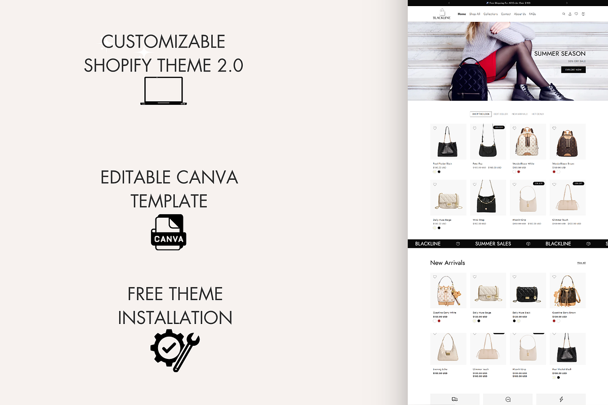 Blackline - Premium Shopify Theme preview 2