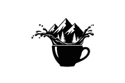 Mountain Coffee Cup Design Bundle, an Illustration by yasushie (Thumbnail 17 of 31)