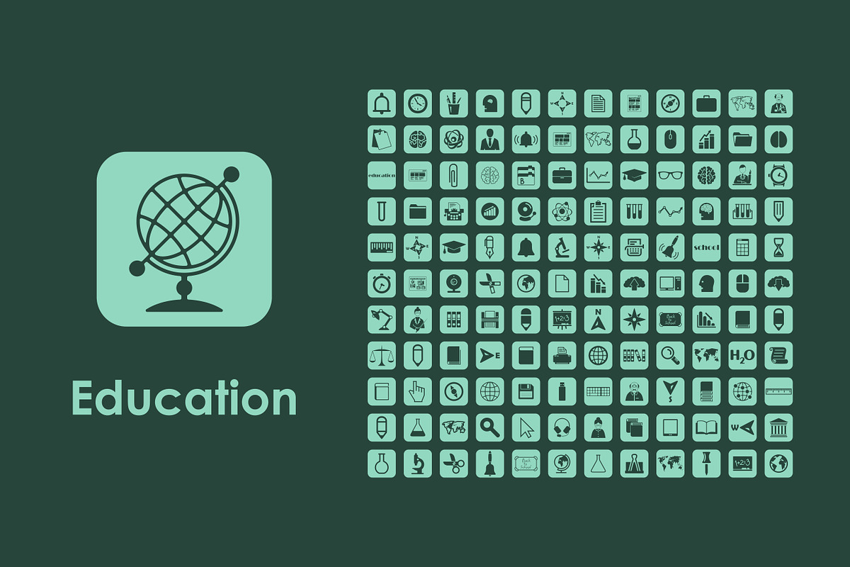 Education icons preview 2