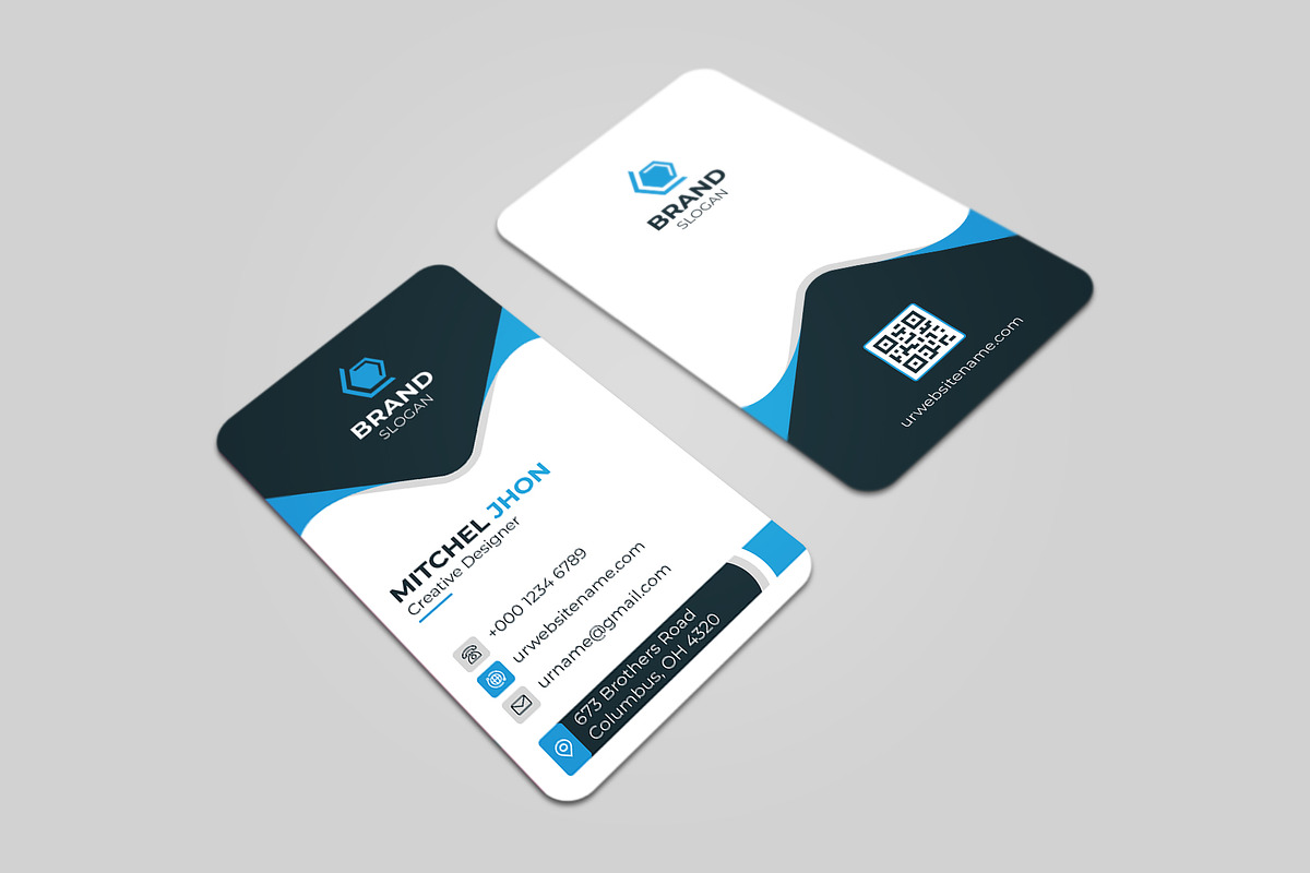 Corporate & Modern Business Card, a Business Card Template by GFXCity (Photo 3 of 4)