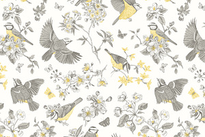 Classic. Seamless Patterns