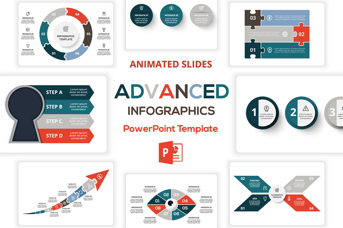 Set Presentation PowerPoint Template, a Presentation Template by Infographics project (Photo 11 of 21)