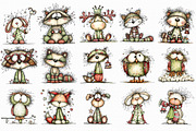Whimsical Quirky Animal Clipart, an Illustration by Libby Wishes (Thumbnail 6 of 6)
