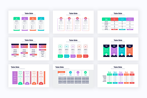 Table Keynote Infographics